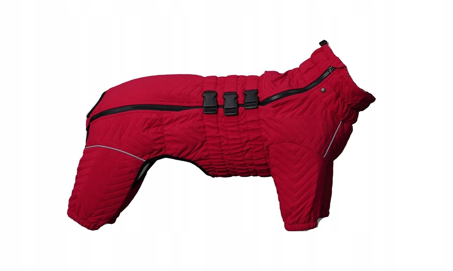 Voděodolná a pohodlná bunda pro psa červená 4XL Warm Dog