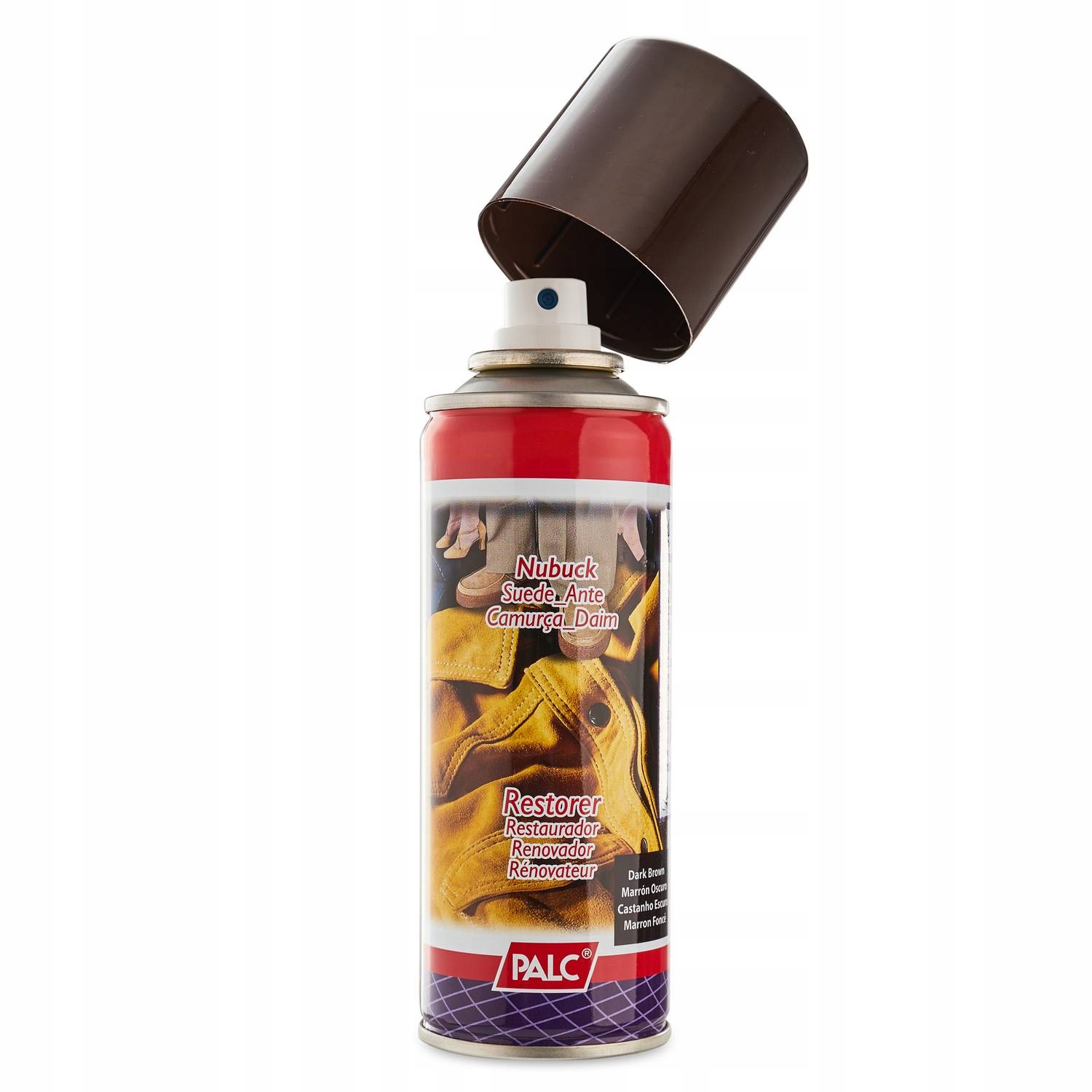 CIEMNOBRĄZOWY SPRAY DO ZAMSZU I NUBUKU FARBA 200ml Marka inna