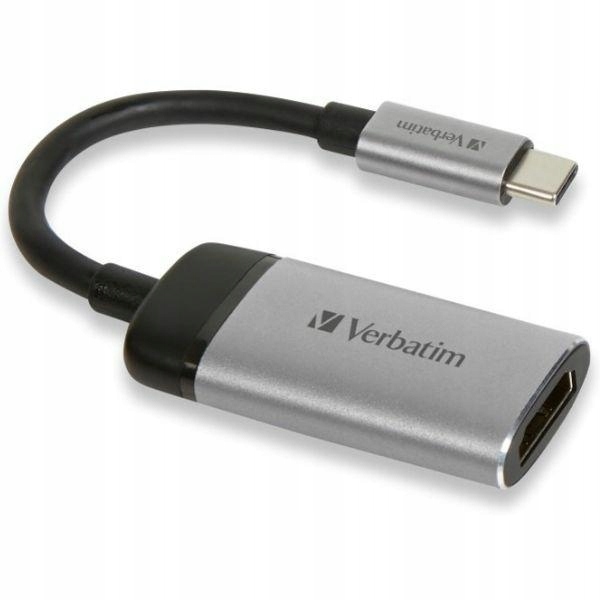 Verbatim Adapter Usb-c Hdmi 4K aluminium/aluminum 49143