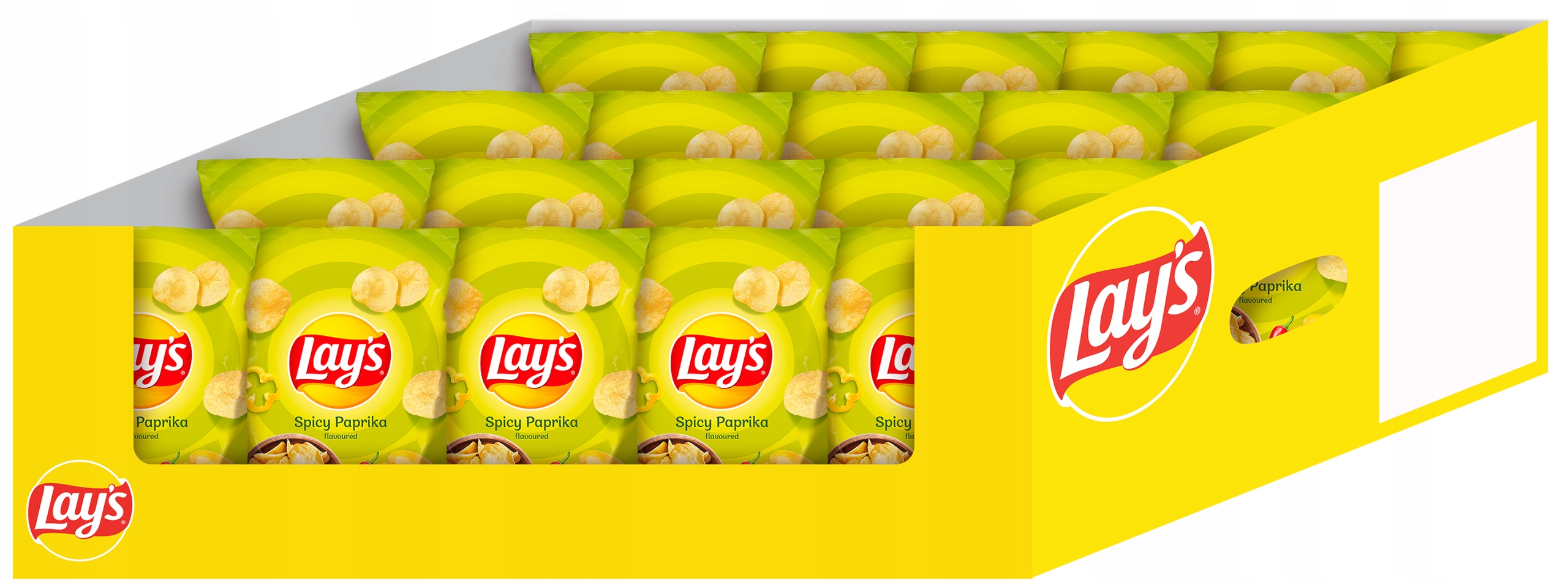Lay's Lays Spicy Paprika Chipsy ostre 21x140g 12297147957 Allegro.pl