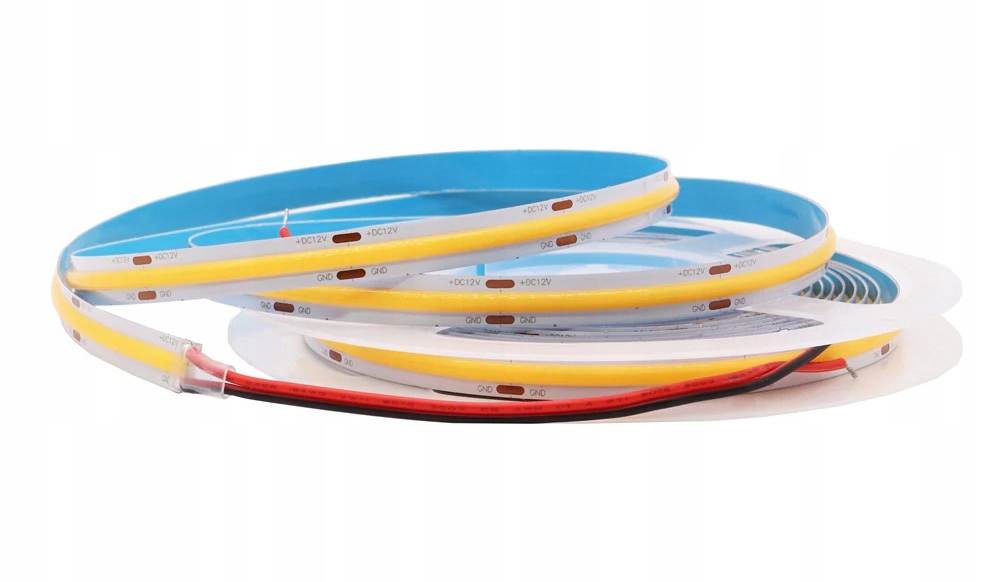 

Taśma Led Cob 12V 10w/m neon Żółty 5m Linia