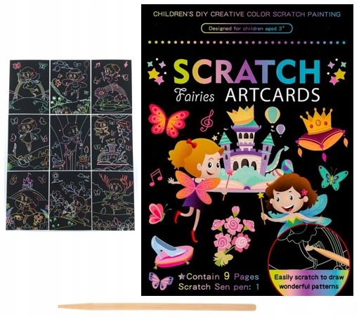 

Wydrapywanka Zdrapywanka Wróżki Dla Dzieci