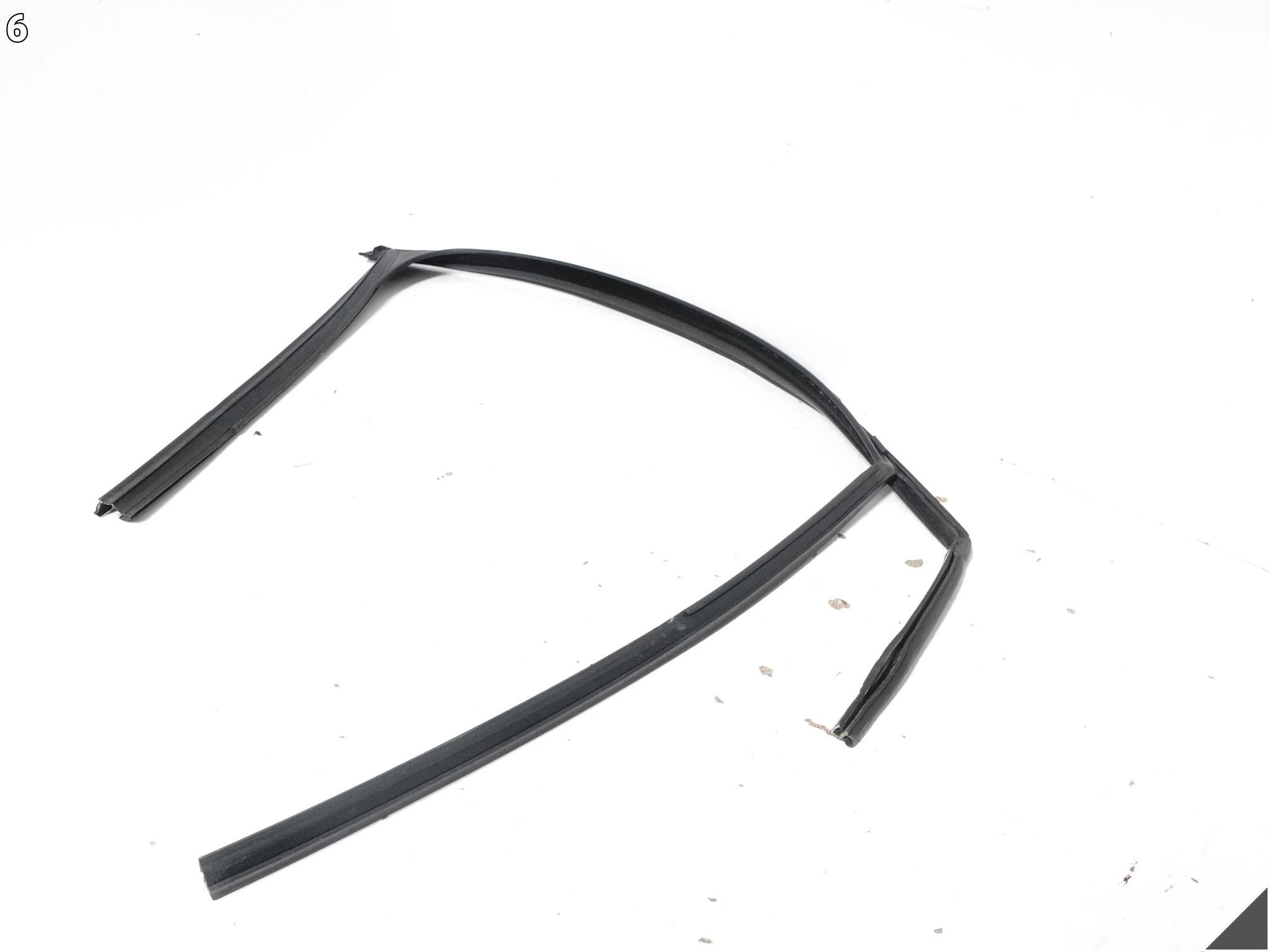 VW CADDY III 3 2K0 03-20 gasket windows frame cover door left front
