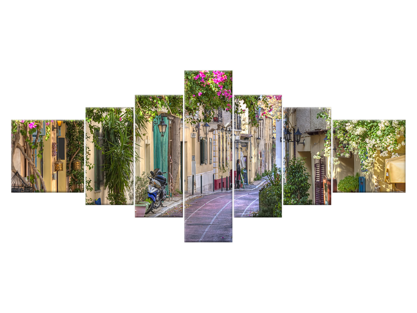 

Obraz 160x70 Architektura Domy w dzielnicy Plaka