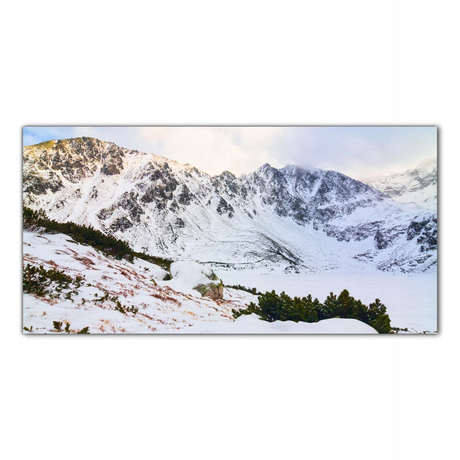 Tatry Hory Krajina 140x70 Kuchyňské skleněné panely