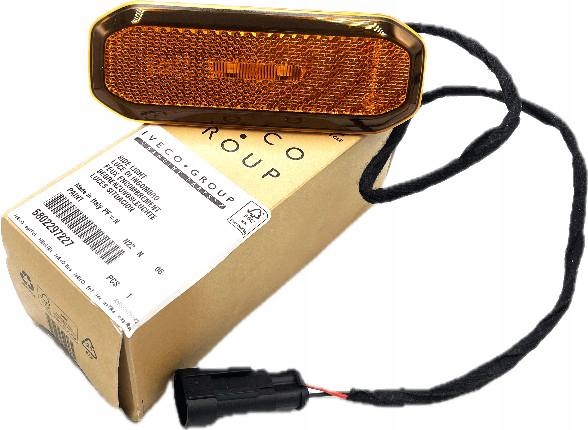 ŚWIATŁO LAMPKA LAMPA OBRYSOWA LED IVECO DAILY VI 5802297227 CNH OE ORYGINAŁ