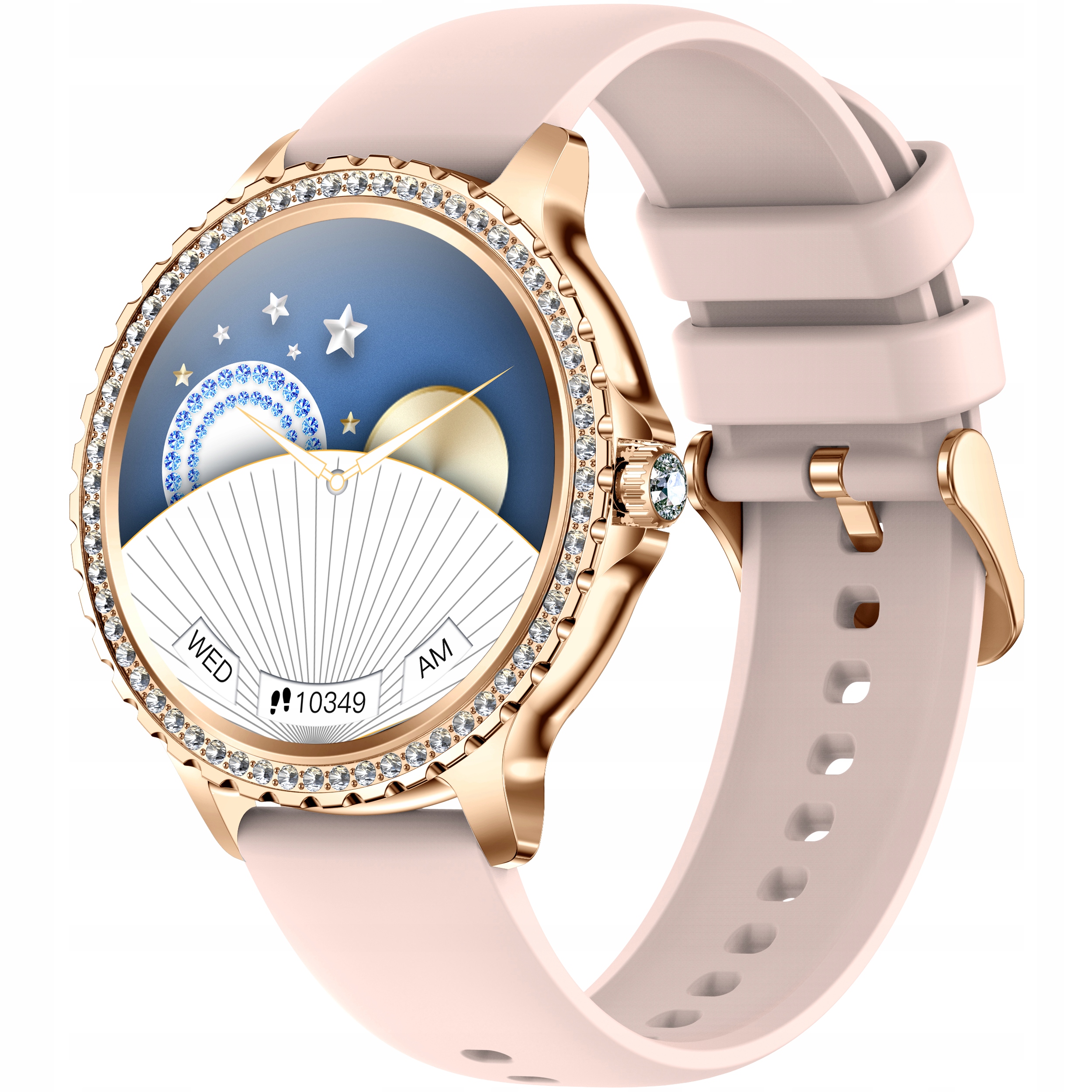 SMARTWATCH DAMSKI ZEGAREK CIŚNIENIOMIERZ PULS POLSKIE MENU POŁĄCZENIA TEL Marka JG Smart