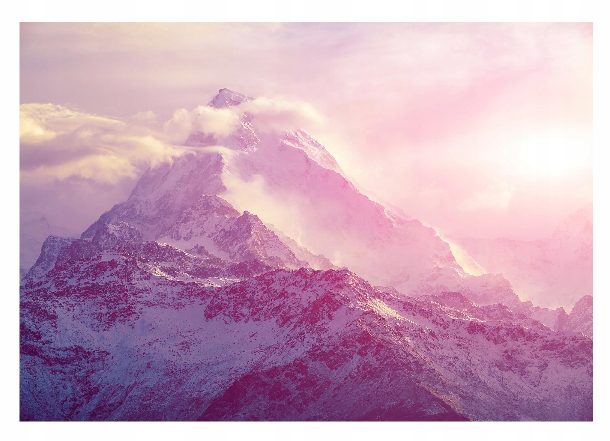 Fototapeta Horská Krajina Hmla Nebo 368x254