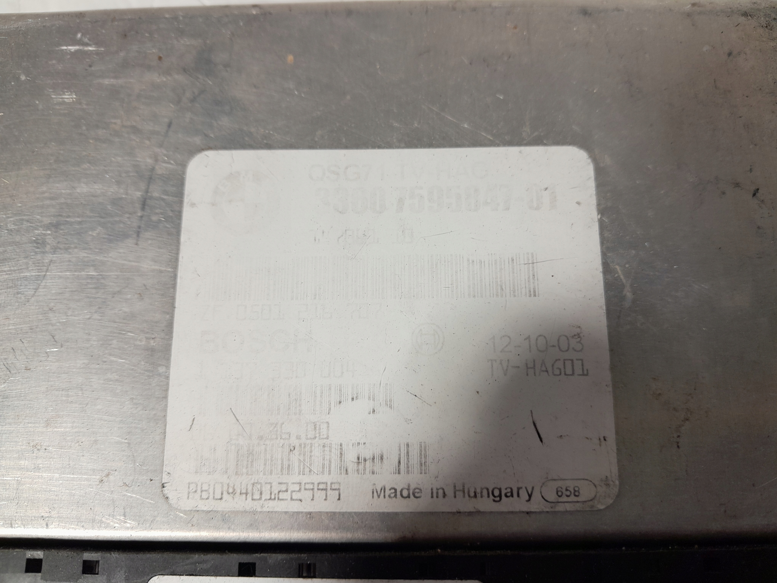 BMW X5 E70 module control unit MOSTU DYFERENCJALU 7595847