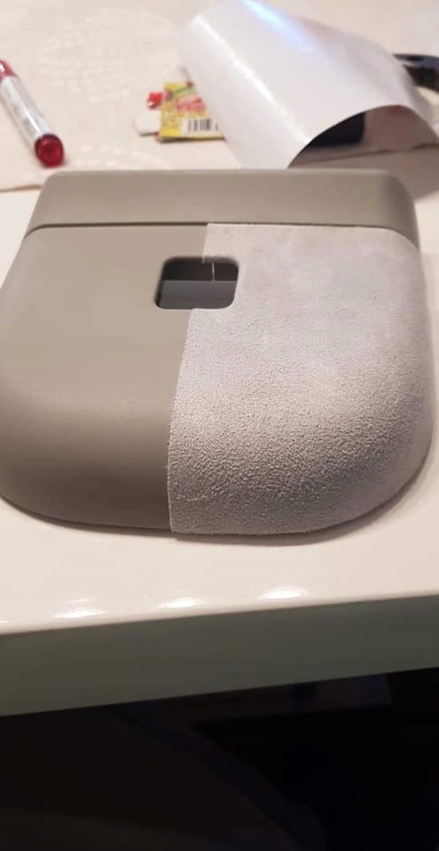 FOLIA ZAMSZ FLOK Brązowy RUDY Super Jakość 145X50 Kolor brązowy