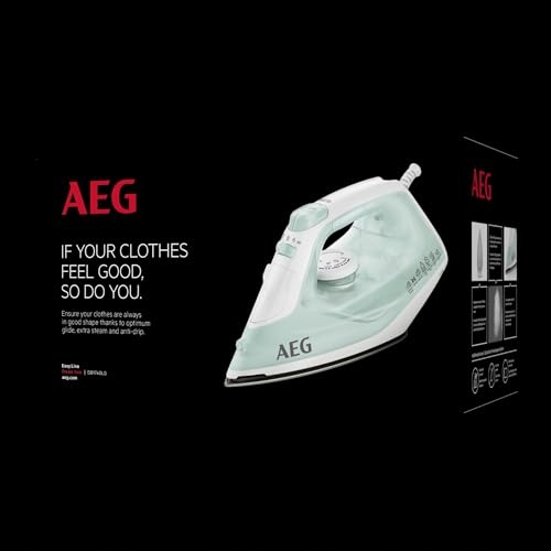 AEG Żelazko 2400W 110g Para Ceramiczna Stopa 250ml Zielone — miniatura 8