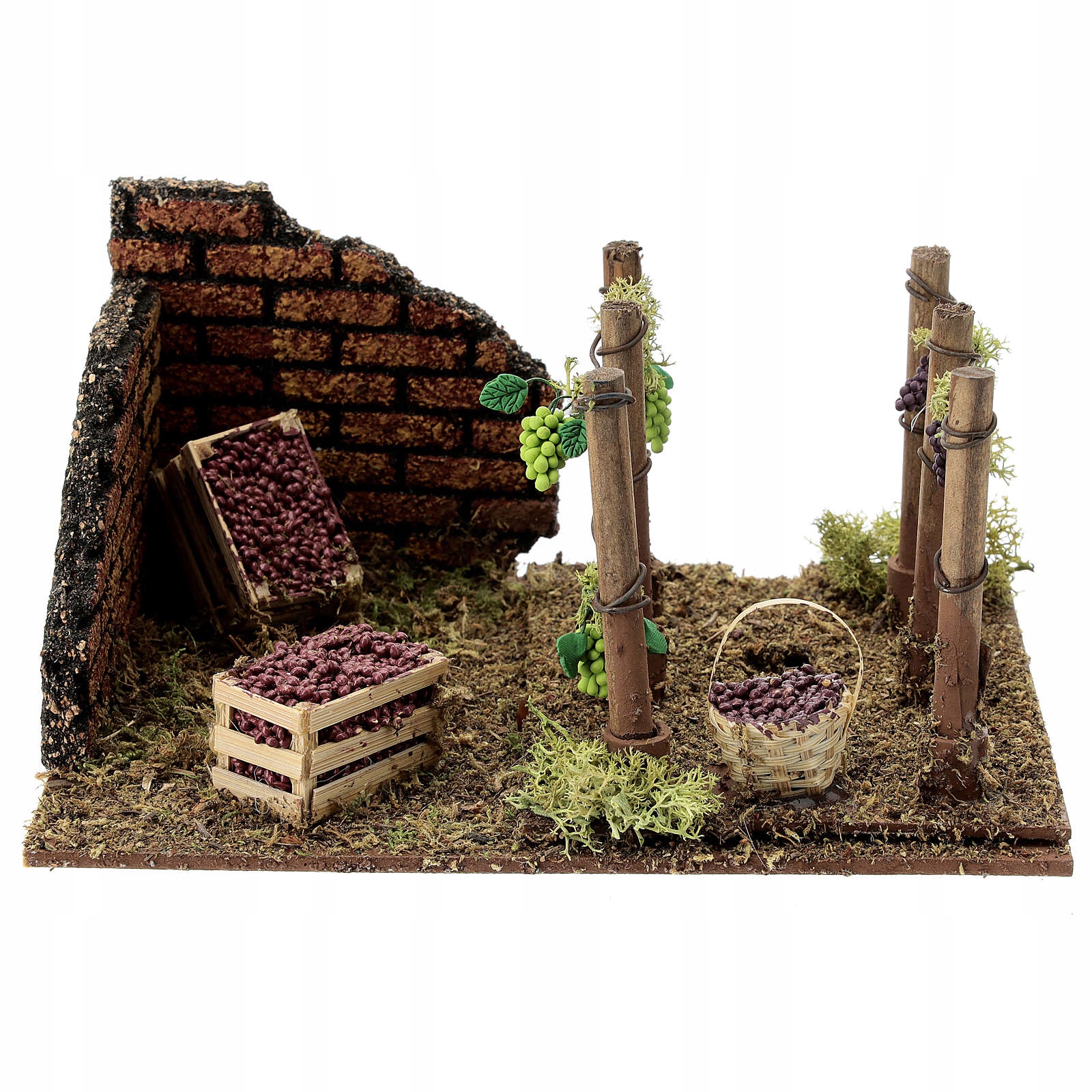 Vinařství pro dekoraci Božonského betlému, 20x14x10,5 cm pro figurky o výšce 9-12 cm