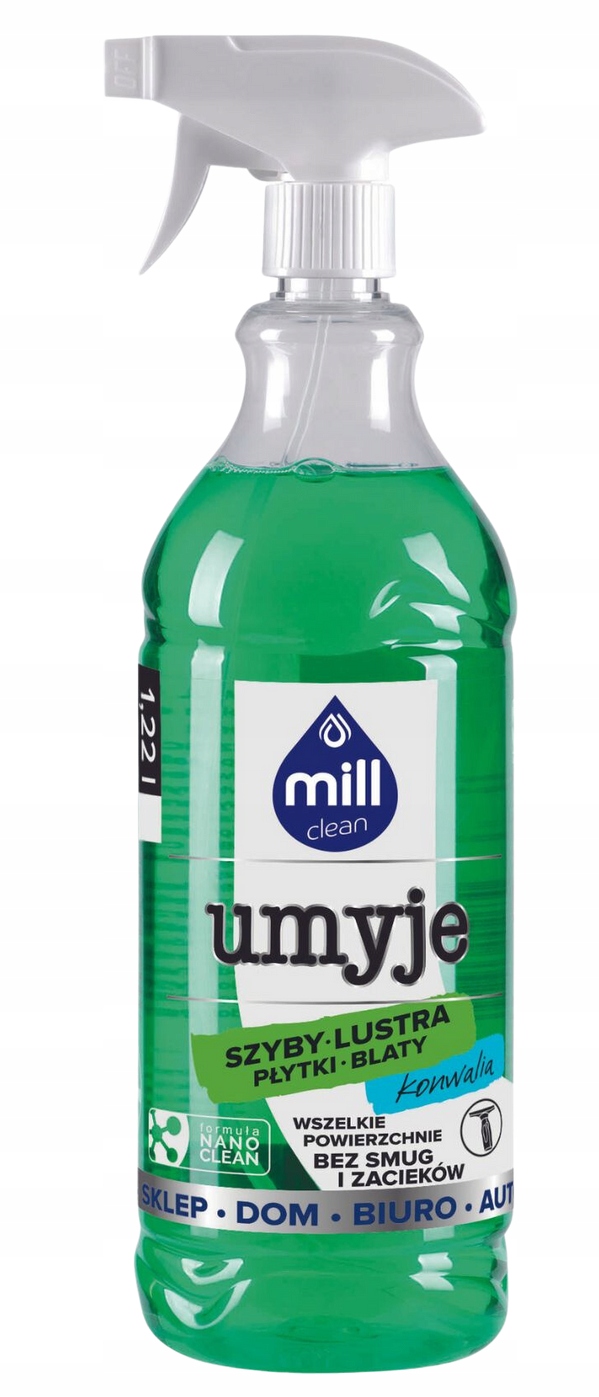 

Mill Płyn do Mycia Szyb, Luster i Glazury Konwalia