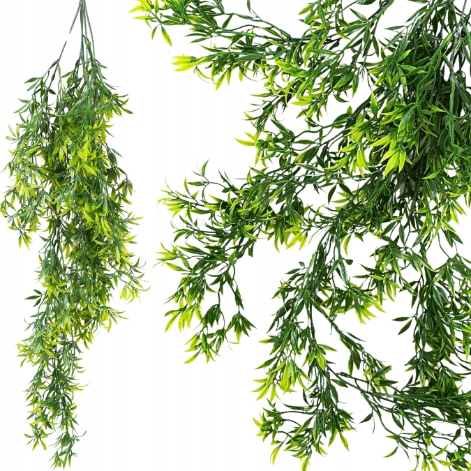 SZTUCZNA ROŚLINA RUSKUS ZWIS 77CM GĘSTE ROŚLINY NA ZIELONE ŚCIANY XXL