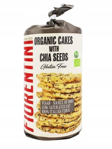 Levně 6x Florentini Kukuřičné oplatky s chia bezlepkové Bio 120 g