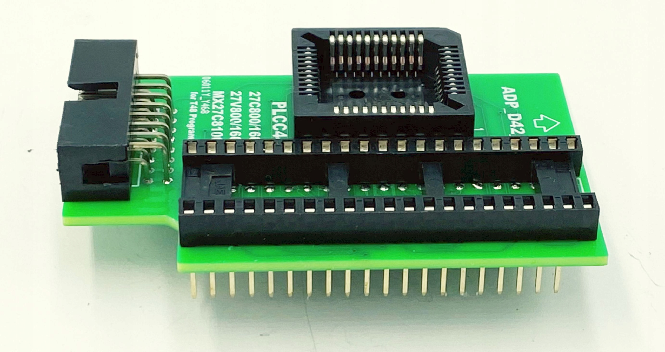 Adapter EPROM 27Cx00 PDIP42 / PLCC44 XGecu T48 Model Adapter EPROM 27Cx00 PDIP42 / PLCC44 XGecu T48