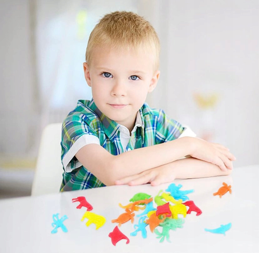 MAGICZNE KAPSUŁKI ROSNĄCE W WODZIE ZWIERZĄTKA SAFARI ZESTAW 12SZT ZABAWKA Wiek dziecka 3 lata +