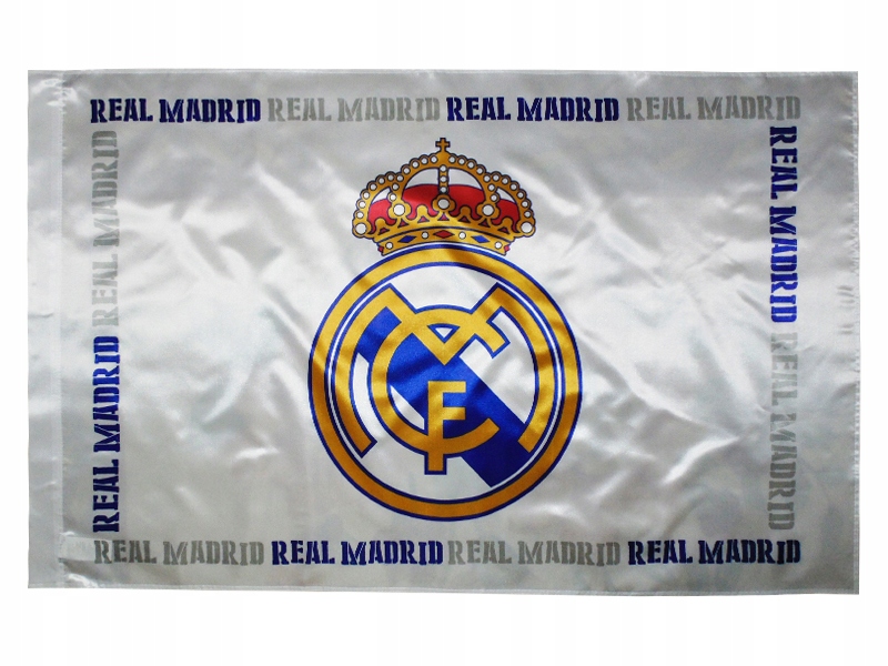 Real Madryt Flaga 150 x 100 Oficjalna White Por Siempre Blancos Sezon 24/25