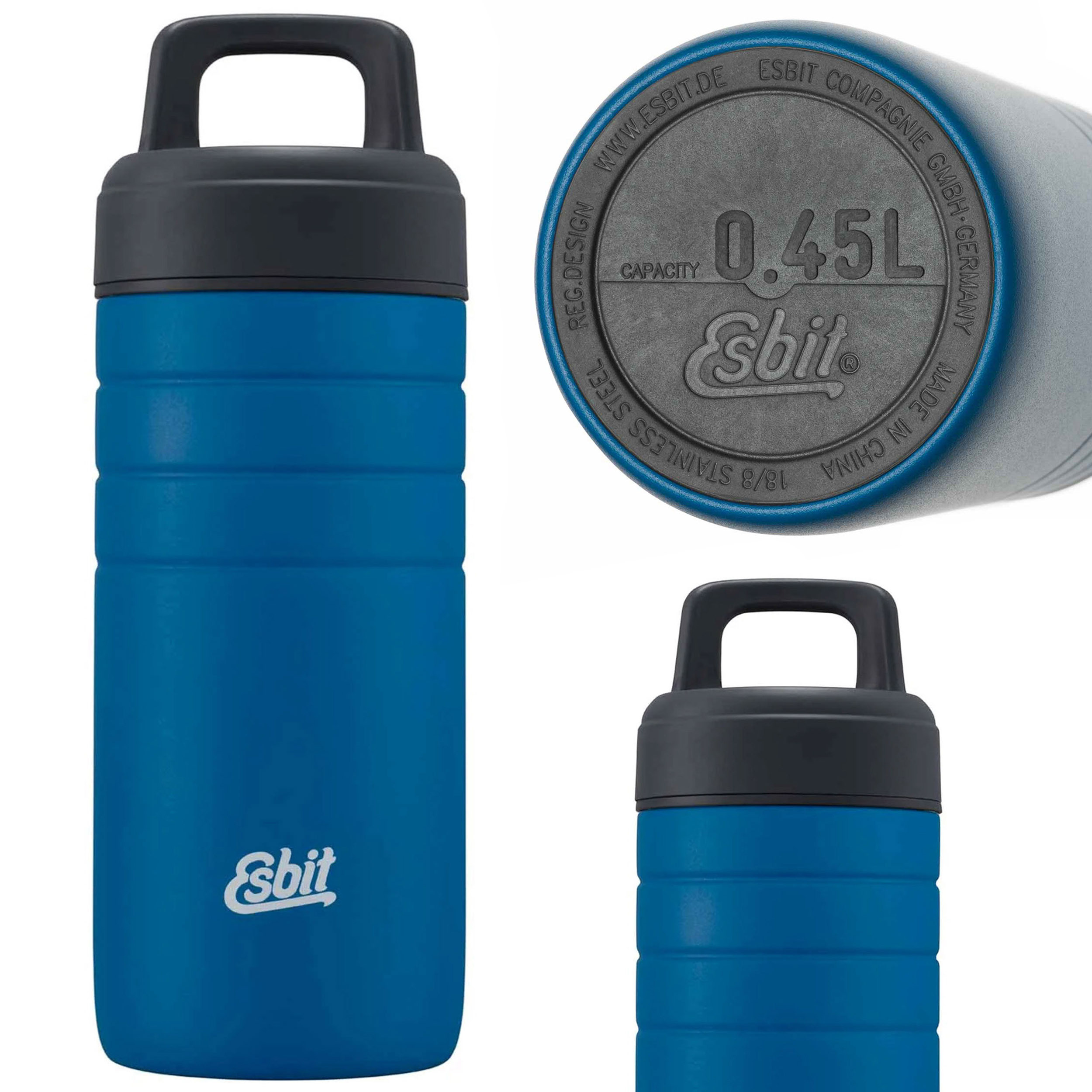 Esbit Kubek Majoris Thermo Mug 0,45 L Błękitny, Stal Nierdzewna