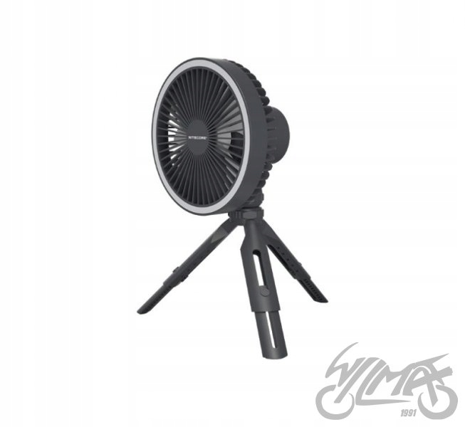 WENTYLATOR + LAMPA LED NITECORE NEF10 SZARY