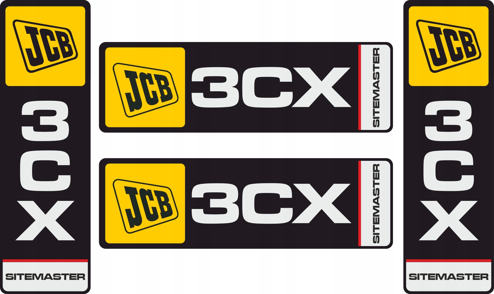 Samolepky Jcb 3CX Sitemaster