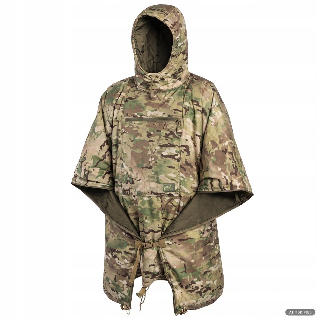 Pončo maskáč Helikon-Tex Swagman Roll Climashield Apex spací pytel MultiCam