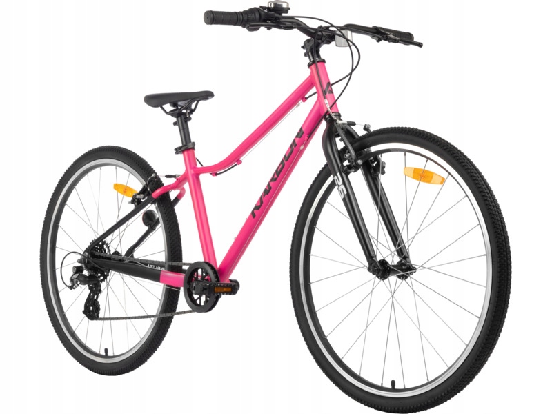 Rower młodzieżowy Karbon Superlight 26 cali dla dziewczynki Różowy