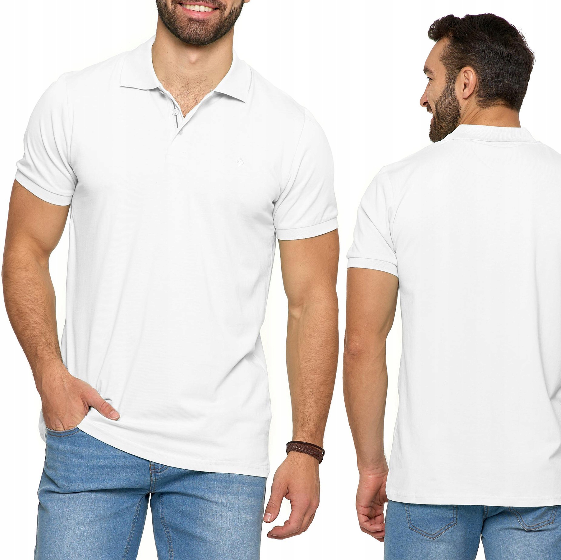 Pánská polokošile bavlněné polo tričko Premium Moraj L