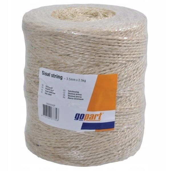 

Sznurek sizalowy Gopart, 3,5mm x 500m