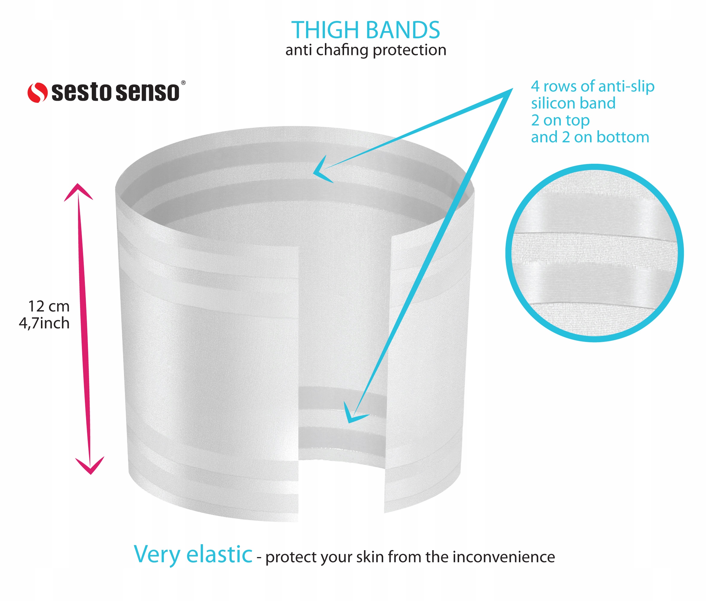 Opaski Opaska Na Uda Przeciw Otarciom Otarcia Kod producenta Sesto Senso
