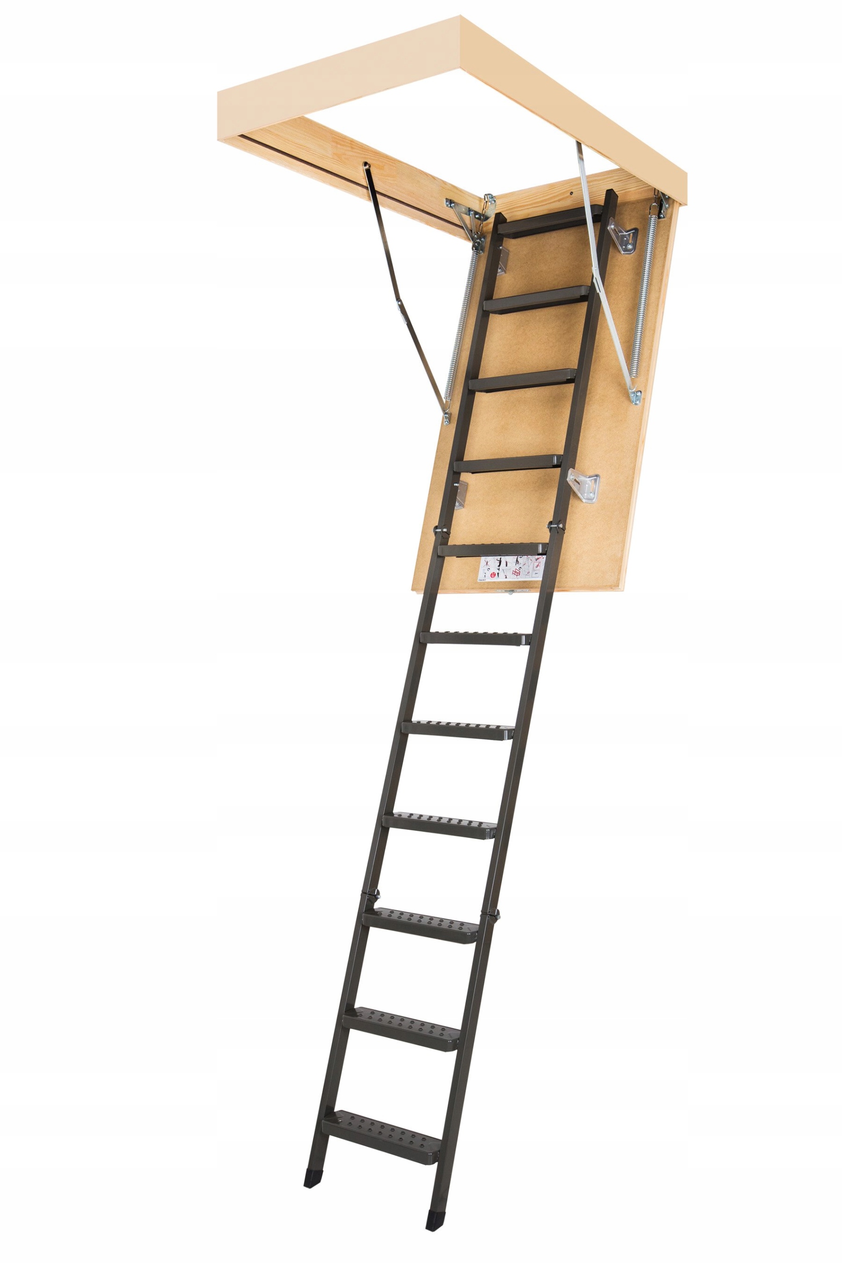 Schody strychowe metalowe termoizolacyjne Fakro LMS