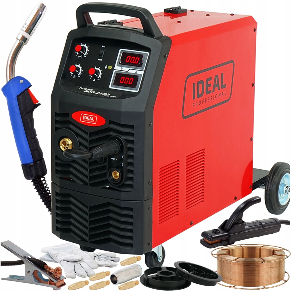 Spawarka MIG MAG 250 A MMA migomat 230/400 Zestaw