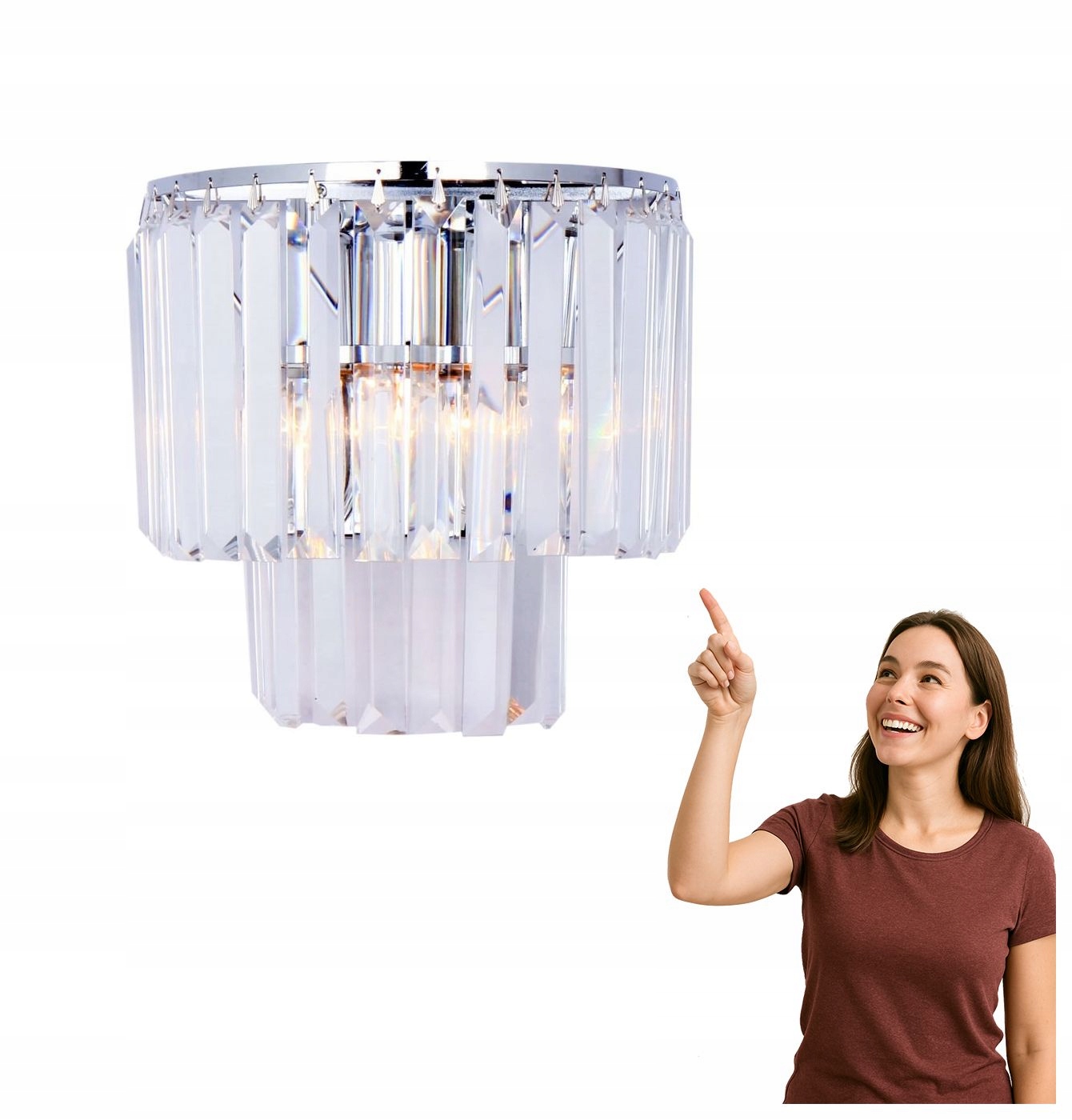 Nástenná lampa Amedeo 17106/2W-CHR Zuma Line