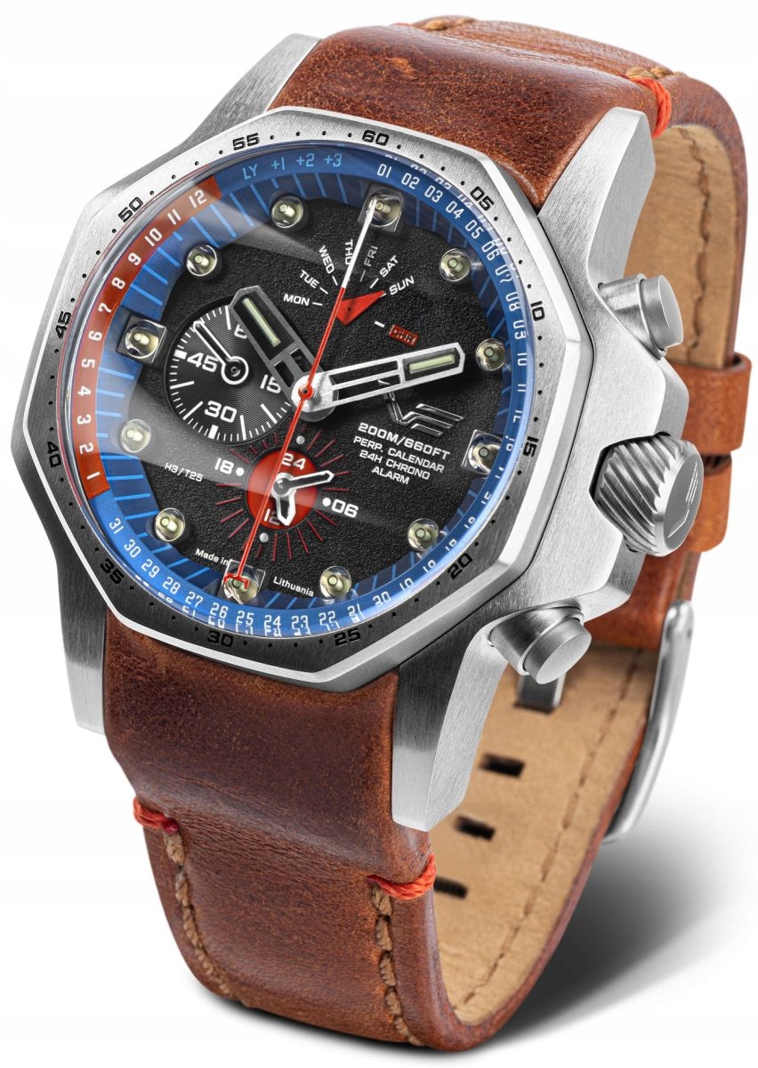 Nové pánské hodinky Vostok Europe Atomic Age YM86-640A696 pásek suchý zip