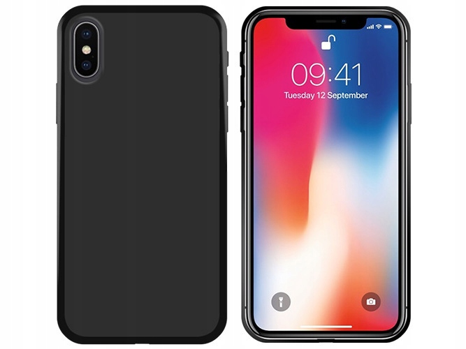 

Iphone X Etui Pokrowiec Obudowa Guma Mat Tył Case