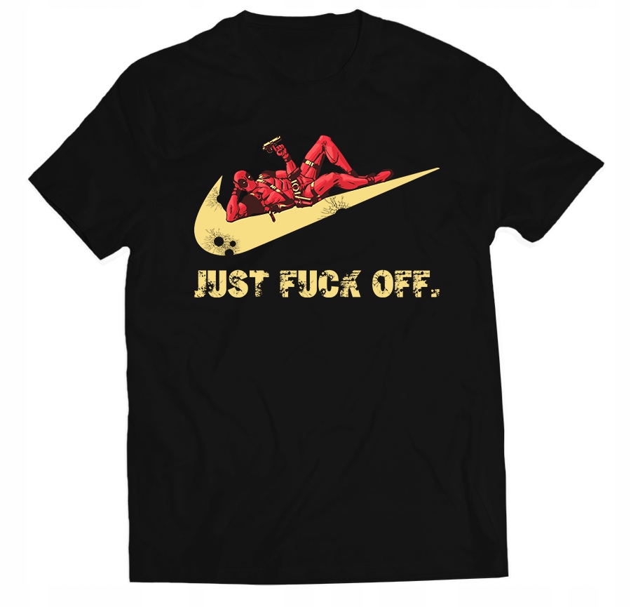 

Koszulka Tshirt Deadpool Just Fuck Off L