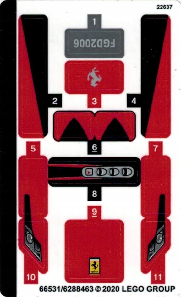 

Lego Naklejki Speed Champions 76895/66531/6288463