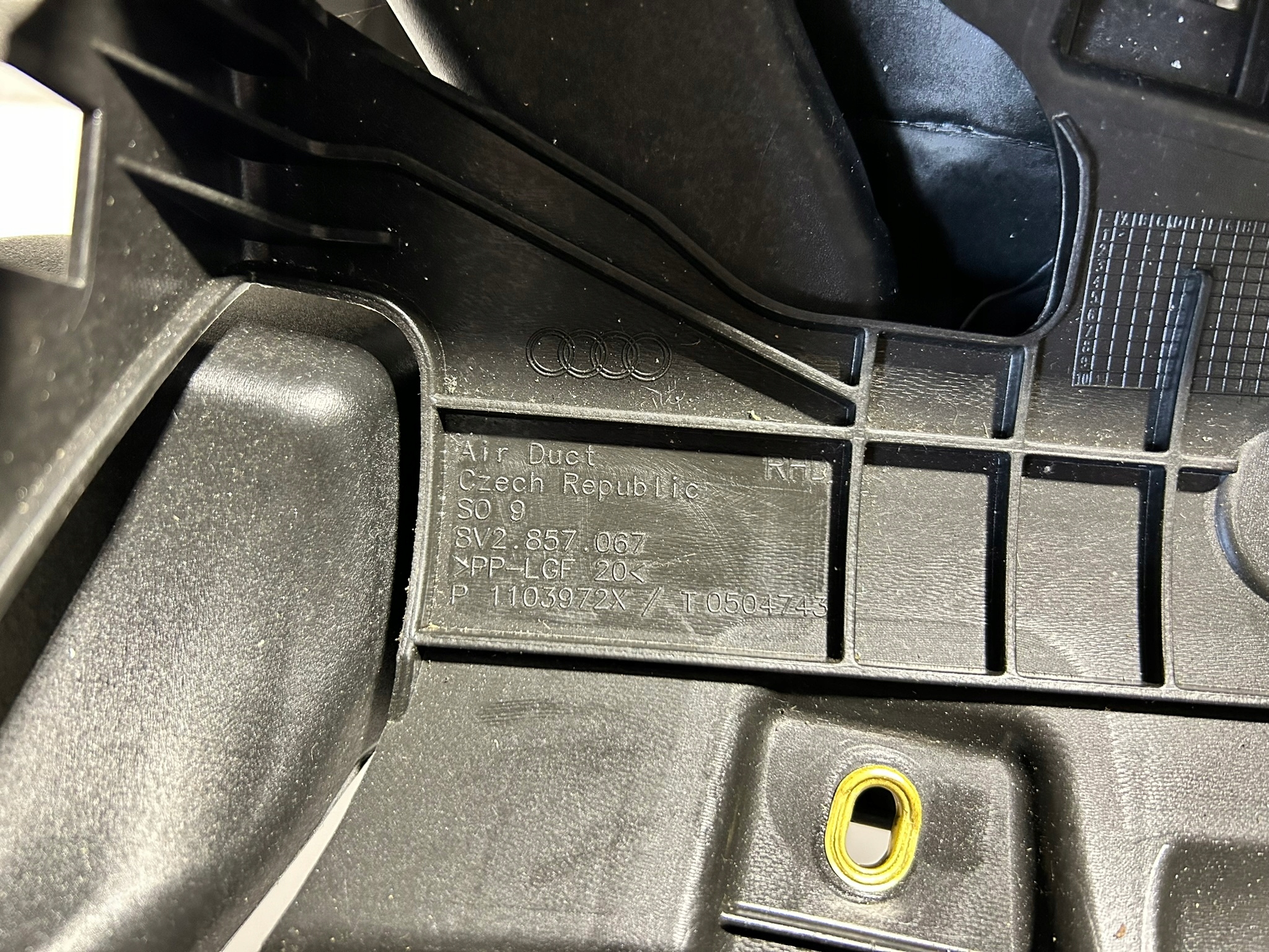 console dashboard cockpit AUDI A3 8V UK ANGLIK