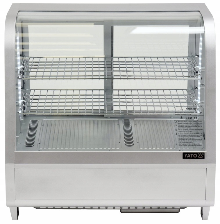 Witryna chłodnicza ekspozycyjna nastawna 100L LED 68x45x67cm Yato YG-05022