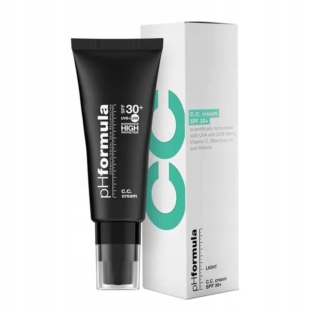 pHformula CC Cream SPF30+ wodoodporny krem barwiony z filtrem 50 ml (Light)