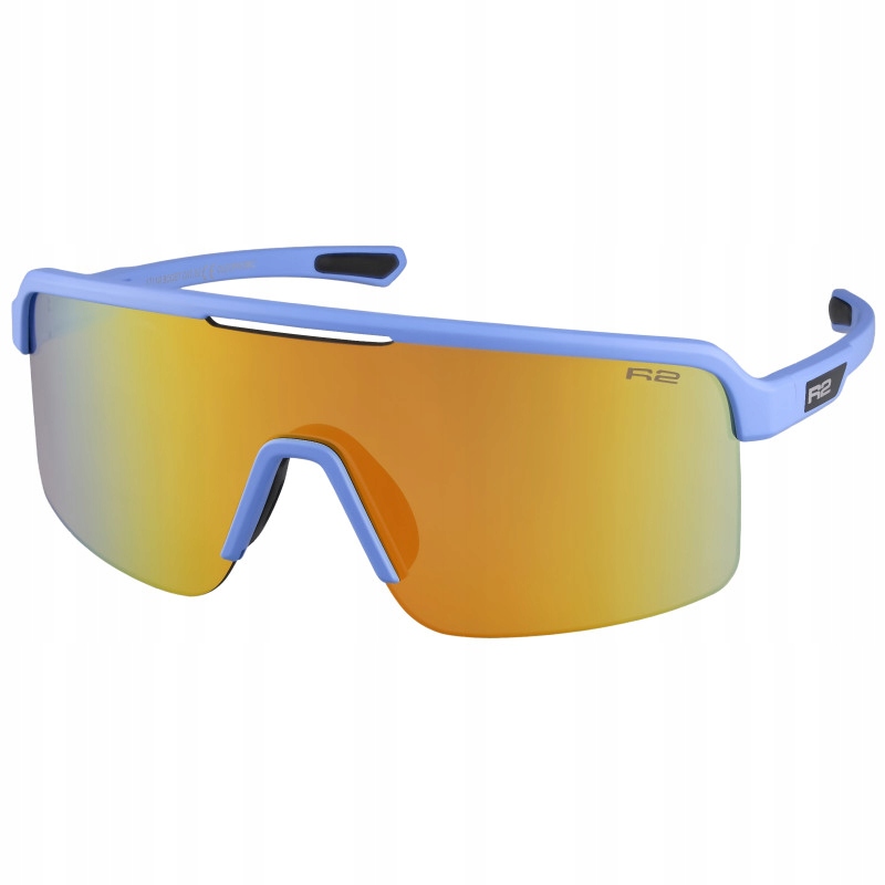 R2 Brýle Boost AT114 světle modrá mat skla oranžový chrom