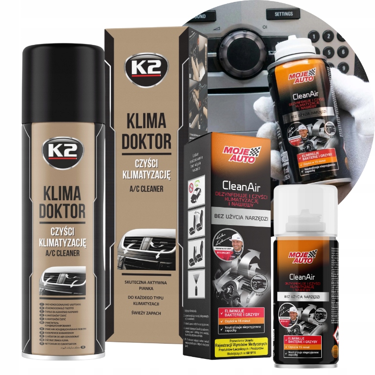 

Odgrzybianie Klimatyzacji Pianka granat Black