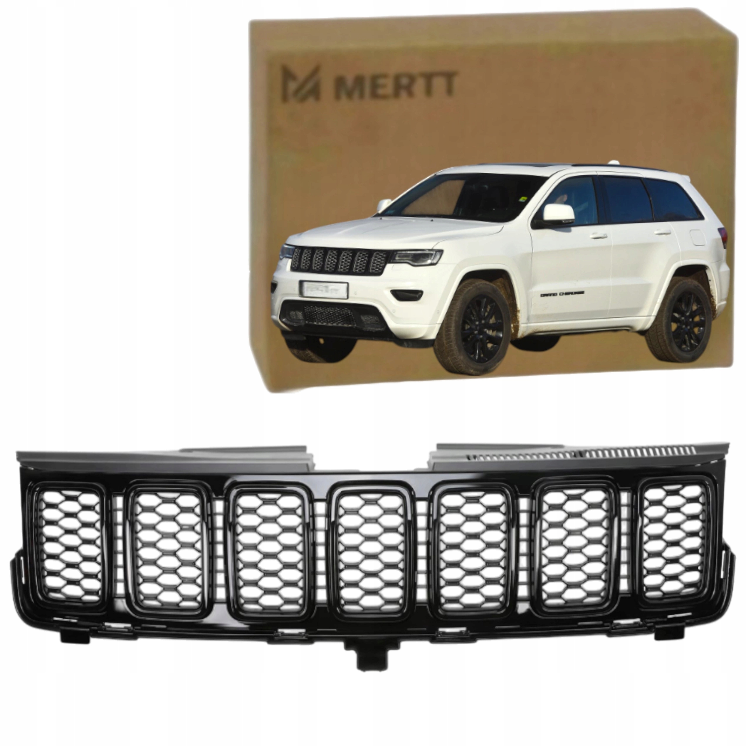 Gril Atrapa Chladiče Středová Jeep Grand Cherokee WK2 6ML06XS9AAA Černá