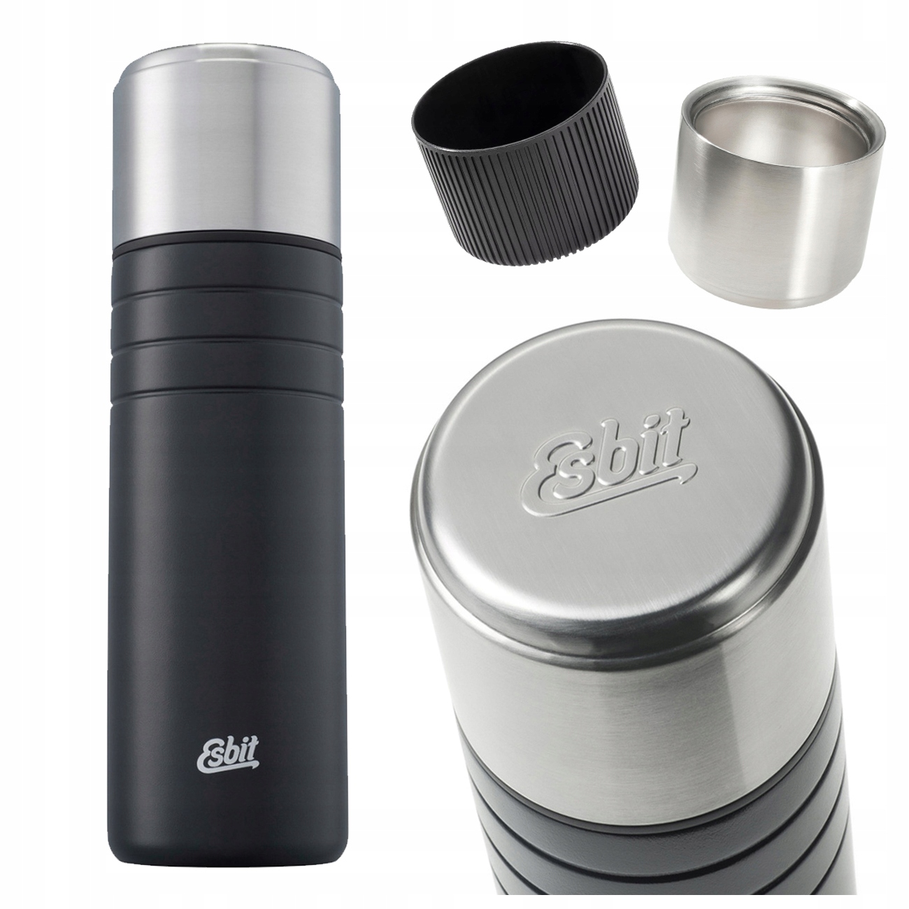 Termos Kubek Turystyczny Esbit Majoris Vacuum Flask 1L Próżniowy Stalowy