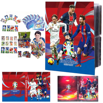 Duży Album UEFA na Karty 432 + Karty piłkarskie 288 sztuk