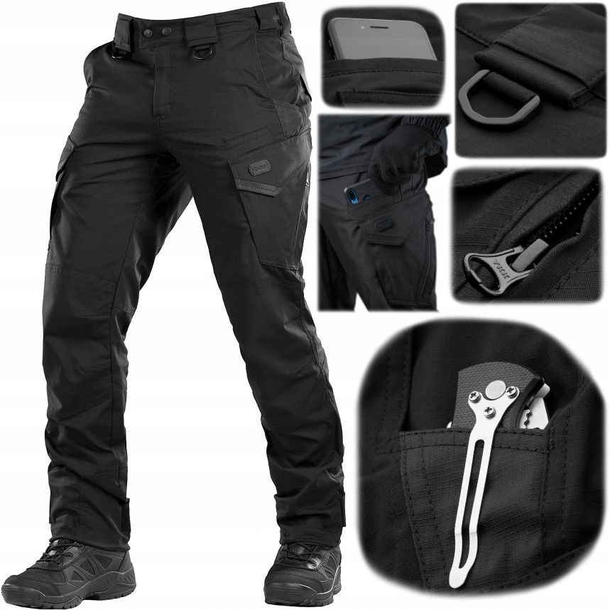 Bojové Taktické Kalhoty Aggressor Gen. II Flex Black 34/30 Černé M-tac