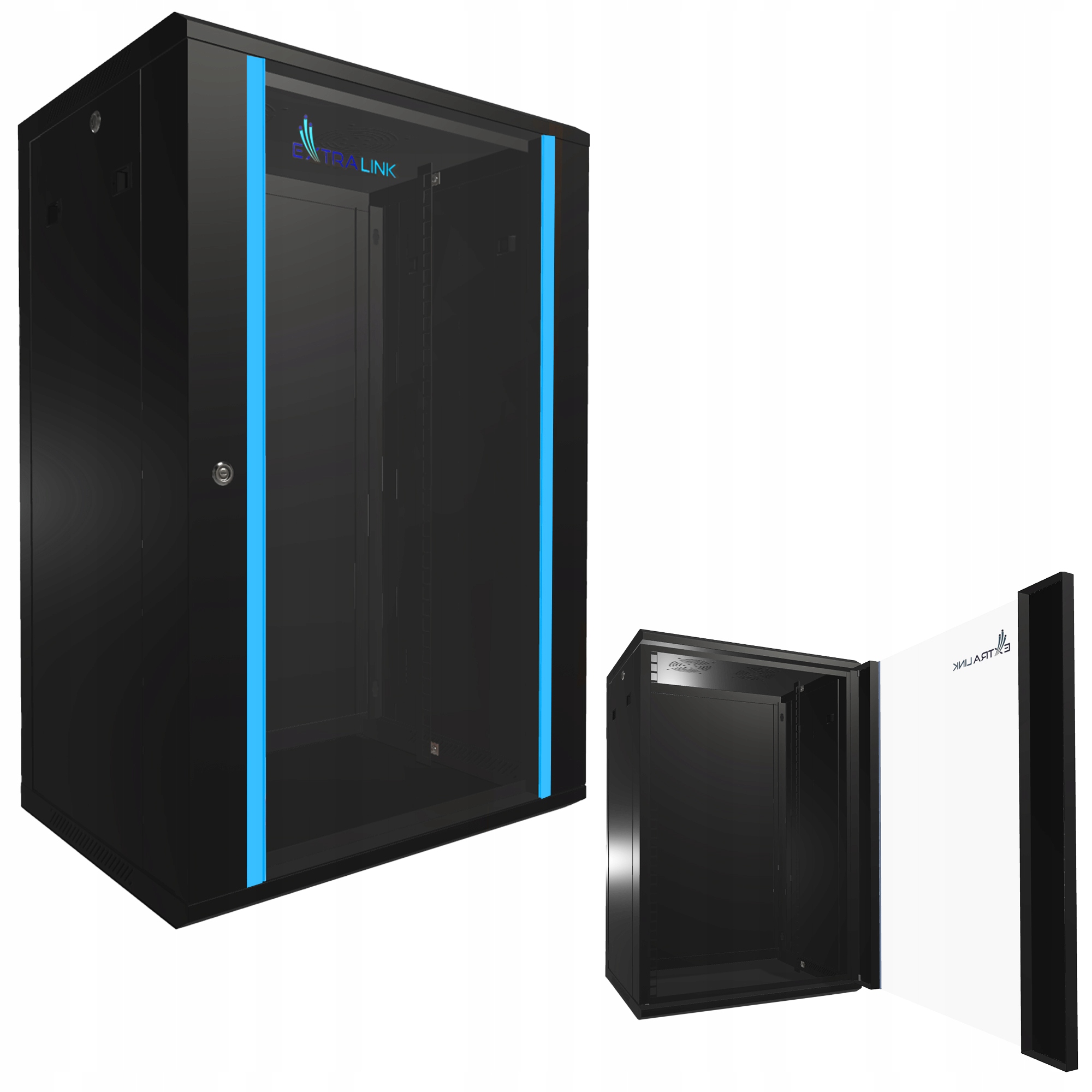 Skříň Racková 18U 600x450 19" montovaná na stěnu