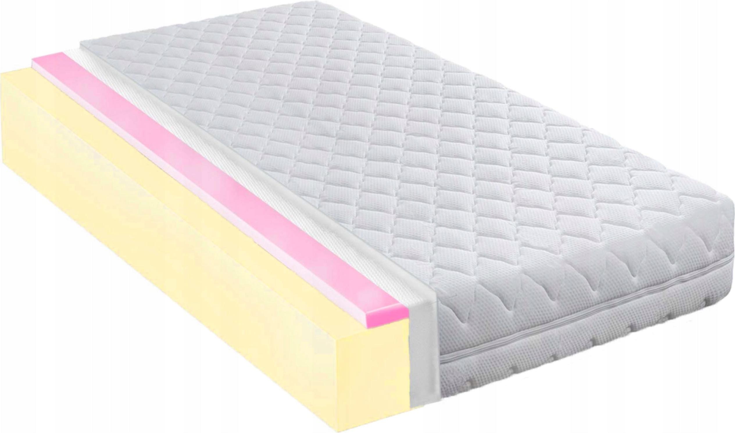 Matrace 80x190 elastická hypoalergenní hr 1,9 9 Cm středně tvrdá pevná H2