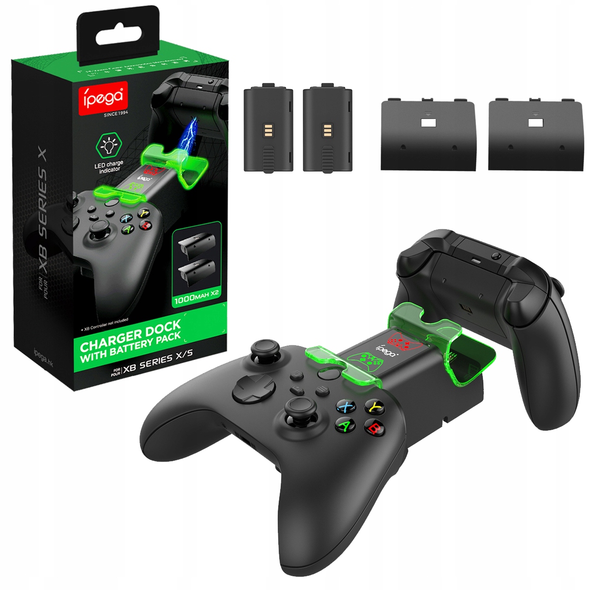 Podwójna Ładowarka iPega do padów Xbox Series X/S