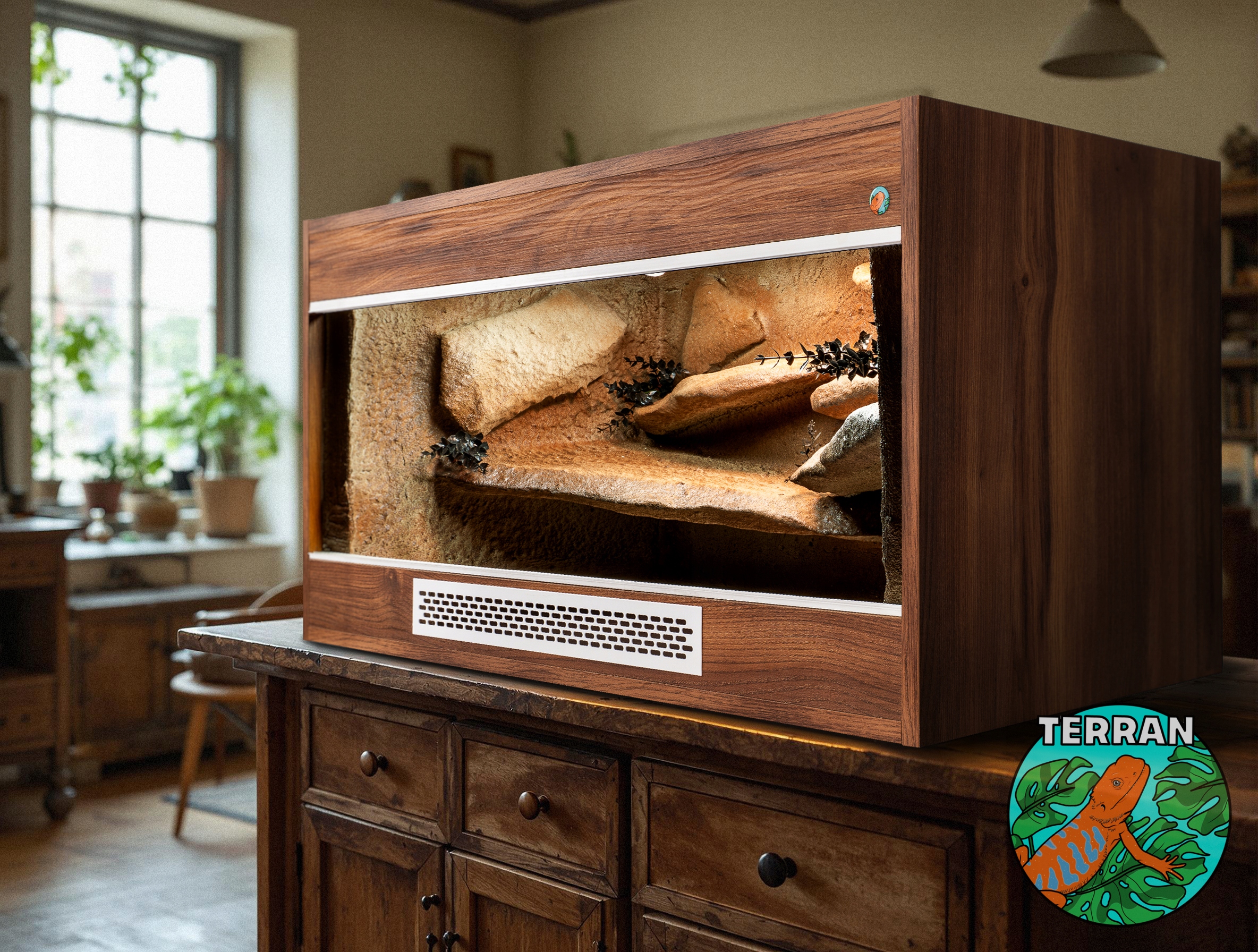 Levně Terárium 120 x 60 x 60 cm z nábytkové desky